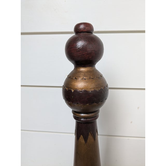 Title: Large Antique Decorative Finial – 21" Tall Architectural Accent Description: Type: Antique architectural finial...