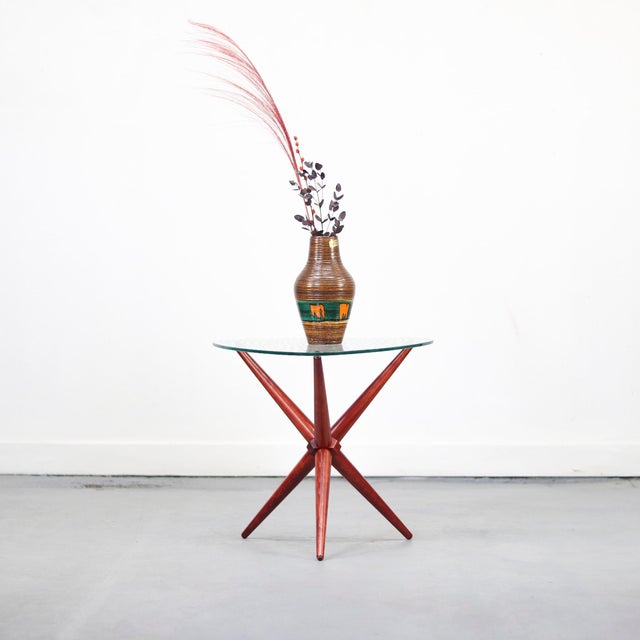 1960s Vintage Star-Shaped Side Table, 1960s For Sale - Image 5 of 9