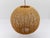 Metal Large Vintage Jute Globe Pendant Lamp, 1960s For Sale - Image 7 of 11