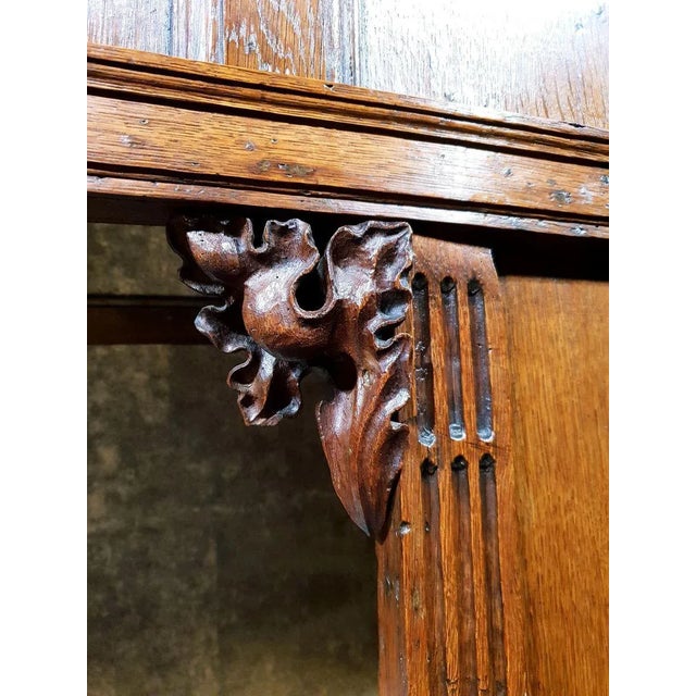 Wood Antique Dutch Wooden Bed Box For Sale - Image 7 of 12