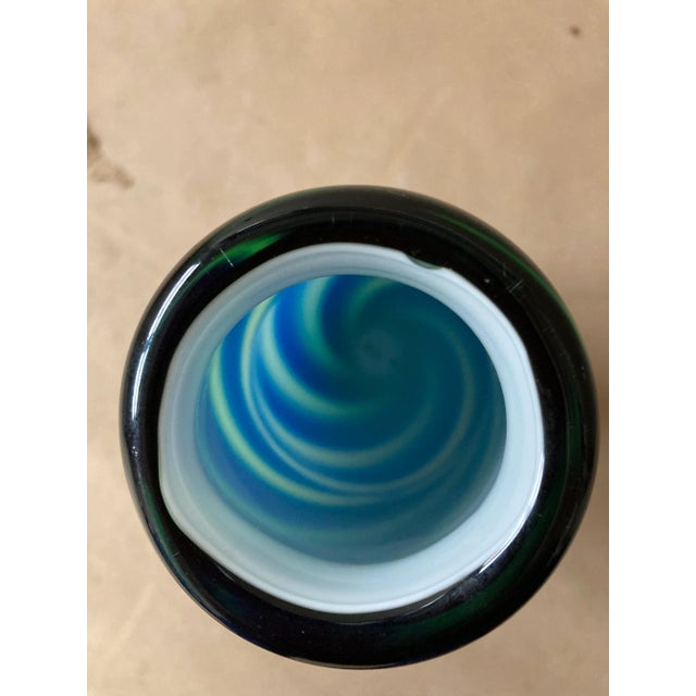 Mid-Century Swirl Pop Art Vase For Sale - Image 4 of 7