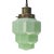 French Art Deco Green Clichy Glass Pendant Lamp For Sale - Image 6 of 6
