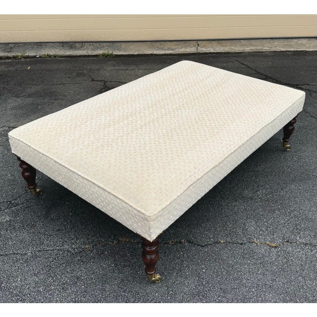 English George Smith Standard Style Ottoman For Sale - Image 3 of 7