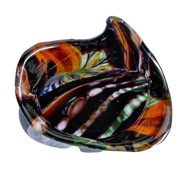 Monumental Italian Murano Hand-Blown Glass Sculptural Spout Vase by Carlo Colizza (With Certificate of Authenticity) For Sale In San Diego - Image 6 of 8