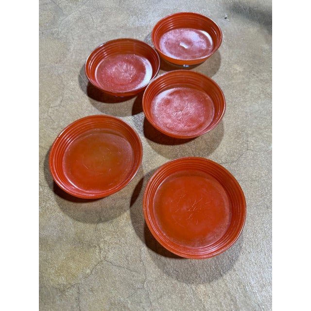 1930s J. Pressman & Co. Vintage Molded Depression Glass Children’s Toy Tea & Dinnerware Set - Set of 38 For Sale In Chicago - Image 6 of 11