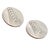 Silver 1990s Pair of Georg Jensen Estate Cufflinks Sterling Silver 18 Grams For Sale - Image 8 of 11