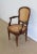 Louis XVI Style Solid Mahogany Chair, 1900s For Sale - Image 3 of 18