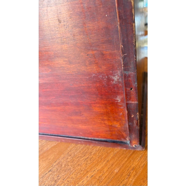 Antique Paton’s Boot & Shoe Lace Countertop Display Edwardian Era With Glass Signs For Sale - Image 10 of 18