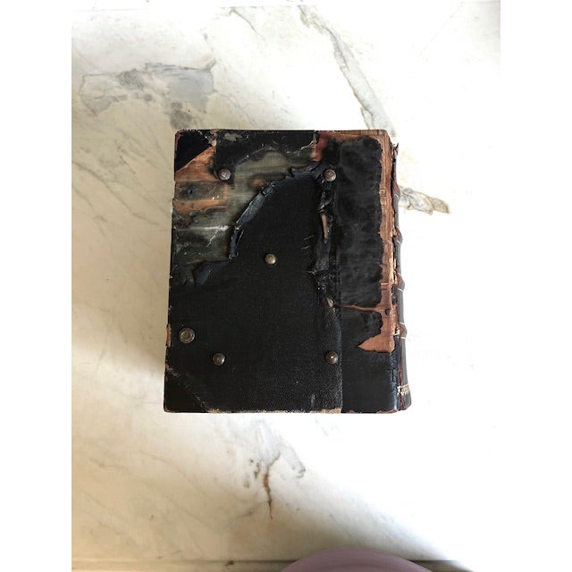 18th Century Swedish Bible, Leather and Gilt, Brass. Published 1794. For Sale - Image 10 of 10