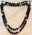 Metal Round Bead Black Onyx & 14 Karat Gold Bead Necklace For Sale - Image 7 of 8