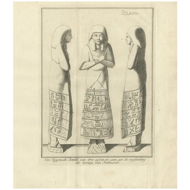 Egyptian Shabti Figurine, 1776 For Sale