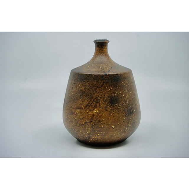 Ceramic Brutalist German Vase by Gerhard Liebenthron, 1982 For Sale - Image 7 of 7