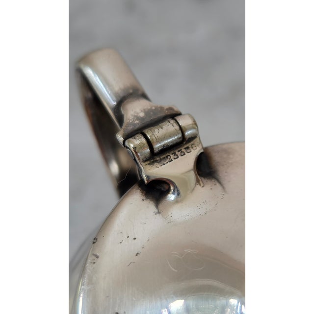 Early 20th Century English Epns Silver-Plated Mustard Pot With Cobalt Blue Glass Liner For Sale - Image 11 of 17