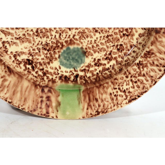 English Large Whieldon-Type Creamware Tortoiseshell-Glazed Dish For Sale - Image 4 of 12