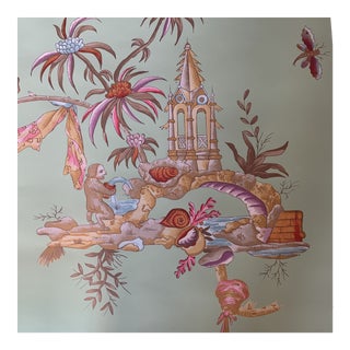 Cowtan & Tout La Pagode Chine 5 Yard Rolls- Two Rolls For Sale