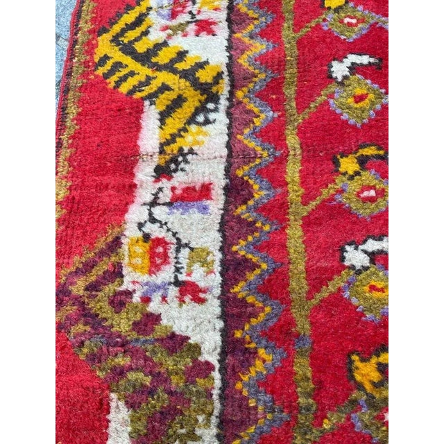 Antique Turkish Oushak Runner For Sale - Image 10 of 18