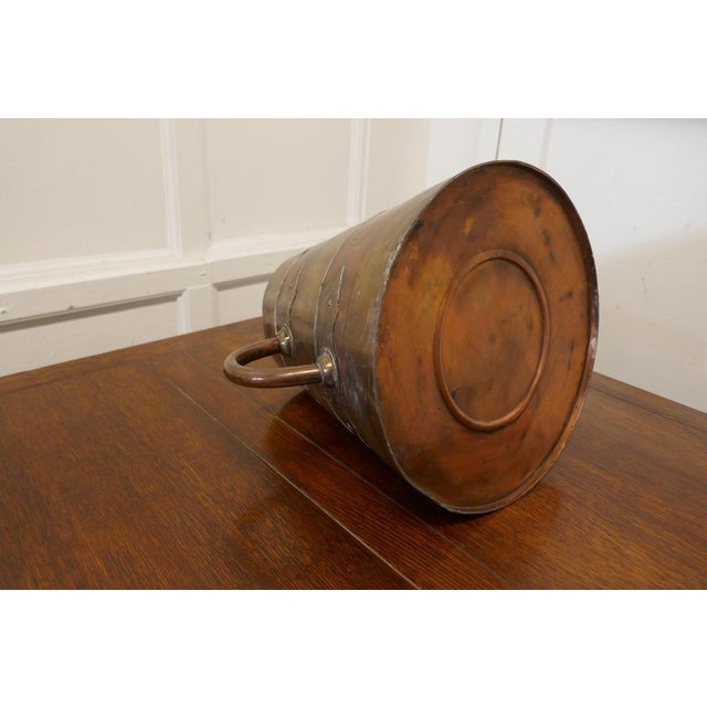 Mid 19th Century French Conical Copper and Brass Banded Measure, 1850 For Sale - Image 5 of 9
