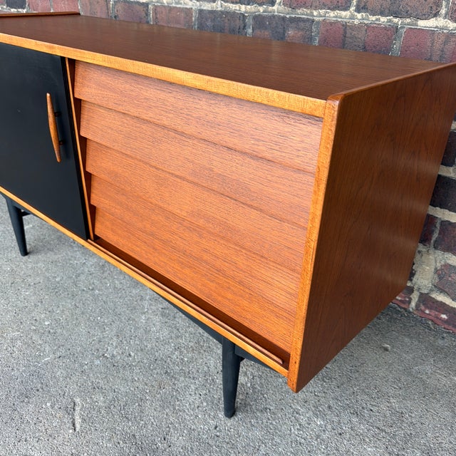 Brown Nils Jonsson for Hugo Troeds Swedish Modern Teak Sideboard Credenza For Sale - Image 8 of 11