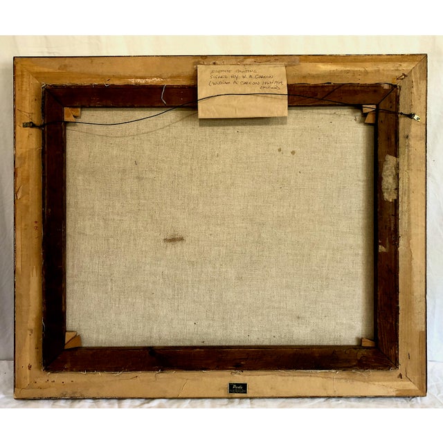 Oyster Gray Early 20th-Century Luminist Painting of Yosemite, Attributed to W. A. Carson For Sale - Image 8 of 11
