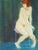 Nude on Stool - Samuel Clayberger, C. 1990s For Sale
