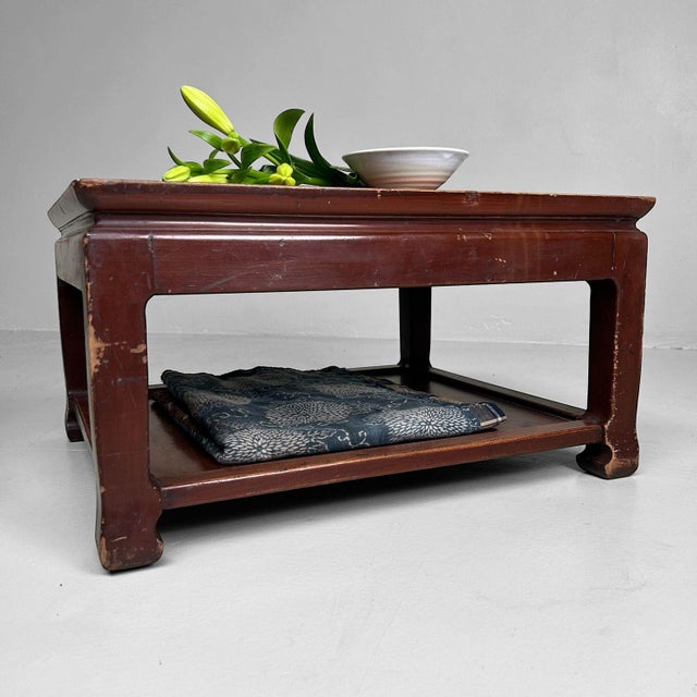 1930s Early Shōwa Chabudai Low Table, Japan, 1930s For Sale - Image 5 of 17
