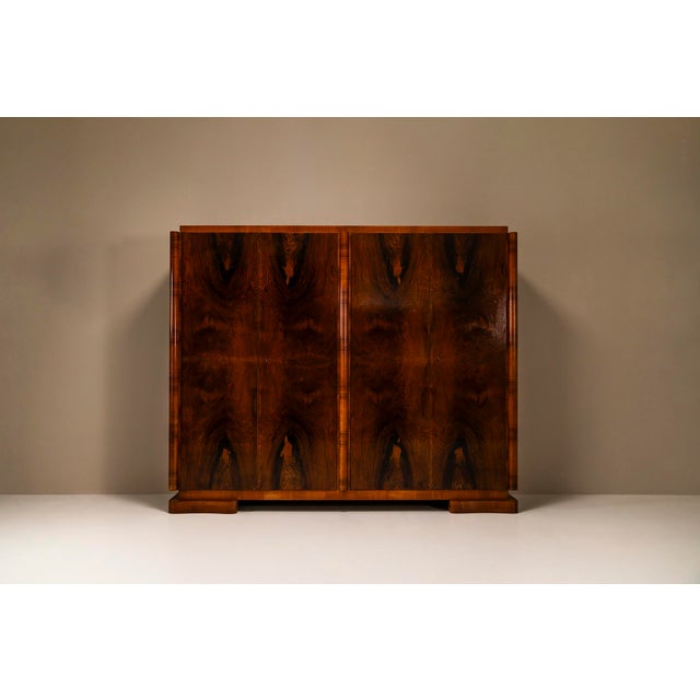 Art Deco Wardrobe in Palisander by T Woonhuys, Netherlands, 1930s For Sale - Image 13 of 13