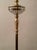 Vintage Torchiere Brass Floor Lamp With Milk Glass Shade For Sale - Image 9 of 16