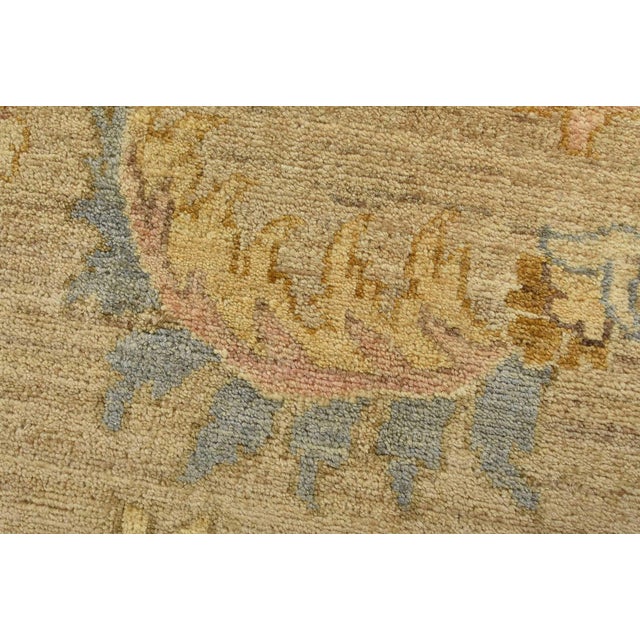 Ziegler Rug 9'1'' X 11'11'' Beige Wool Traditional Hand-Knotted Oriental Carpet For Sale - Image 4 of 12