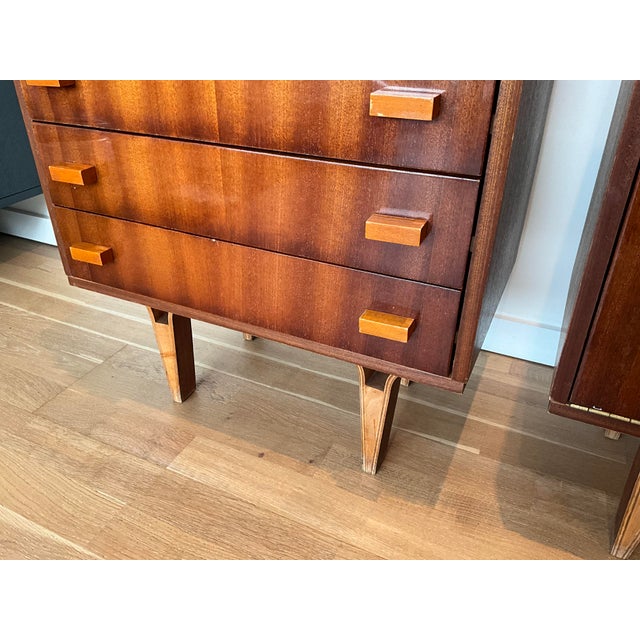 Black Bedside Tables by Frantisek Mezulanik, 1979, Set of 2 For Sale - Image 8 of 18