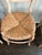 French Provincial Style Dining Chairs With Woven Seats — Set of Six For Sale - Image 6 of 8