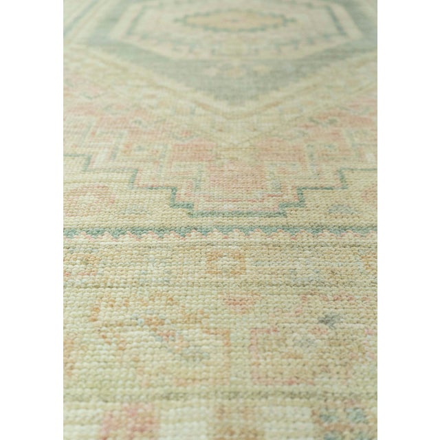 Turkish Turkish Oushak Rug 2'11" x 12'7" #20262 For Sale - Image 3 of 8