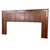 Mid-Century Modern Mid-Century Modern Walnut Headboard With Chrome Inlay- Queen For Sale - Image 3 of 16