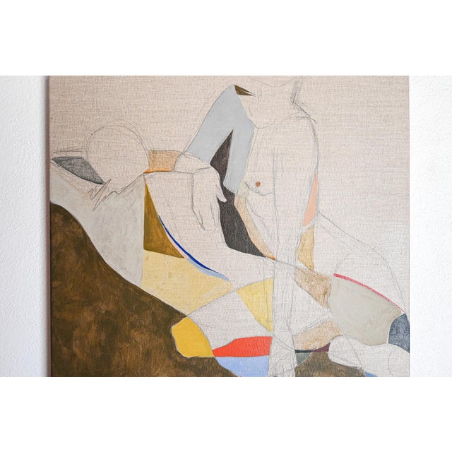 Figurative Painting by Lauren Skunta Titled Rift For Sale - Image 4 of 4