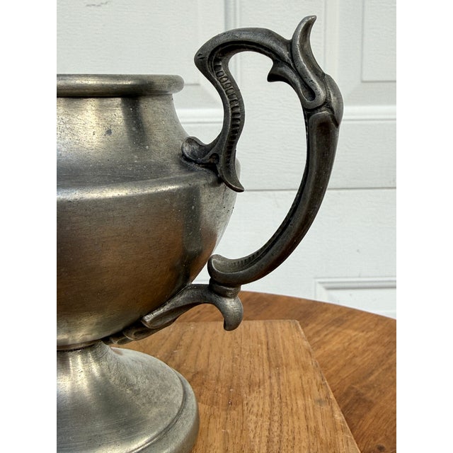 Metal Mid 20th Century Pewter Sugar Bowl by Metalars For Sale - Image 7 of 8
