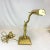 1970s Vintage Art Deco Brass Piano-Bankers Desk Lamp With Pyramid Base For Sale - Image 6 of 7