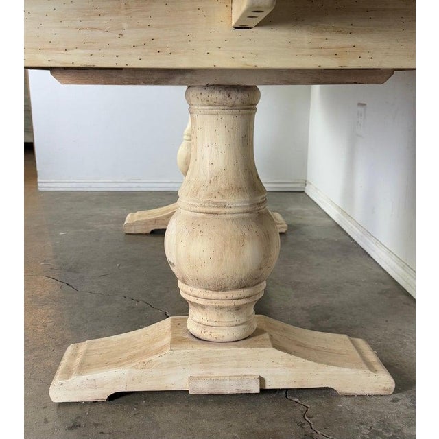 Spanish Style Refractory Table W/ Leaf Extension C. 1930's For Sale - Image 9 of 18