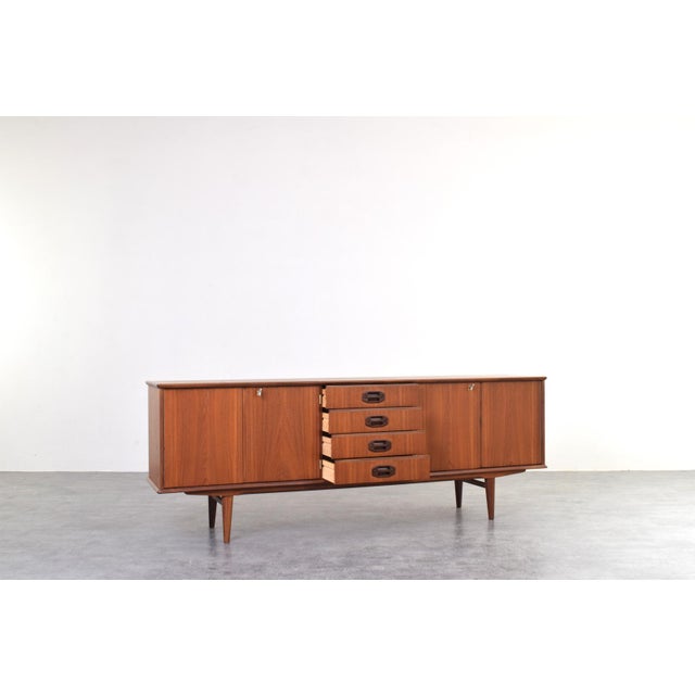 1960s Mid-Century Modern Danish Teak Sideboard, 1960s For Sale - Image 5 of 17