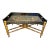 Vintage Chinoiserie Faux Bamboo Butler Style Coffee Table - Maitland-Smith Attributed For Sale