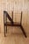 Two-tiered library step stool in very good condition, brass rungs and brown leather-covered top likely English style