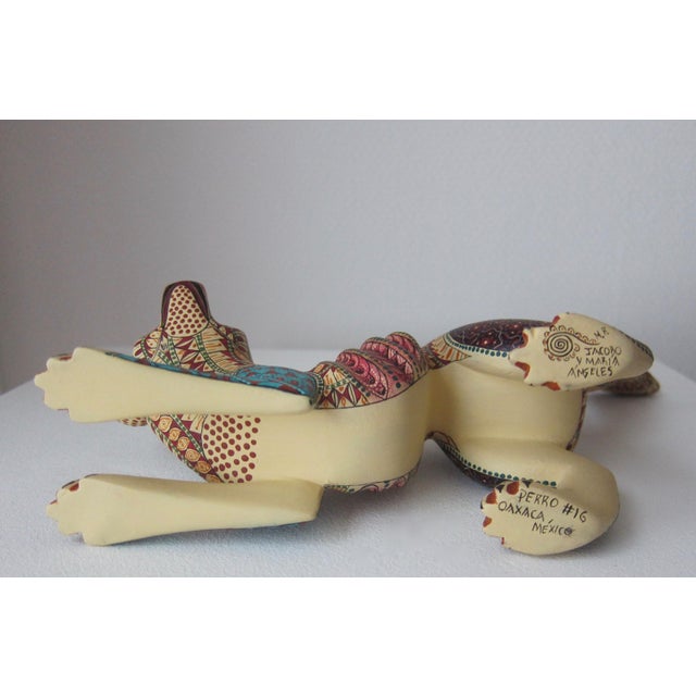 Mexican Artist, Hand Carved Alebrije Dog, 2000s, Copal For Sale - Image 4 of 8