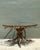 Mid 20th Century Vintage Distressed Gilt Metal and Glass Wheat Sheaf Table For Sale - Image 5 of 13
