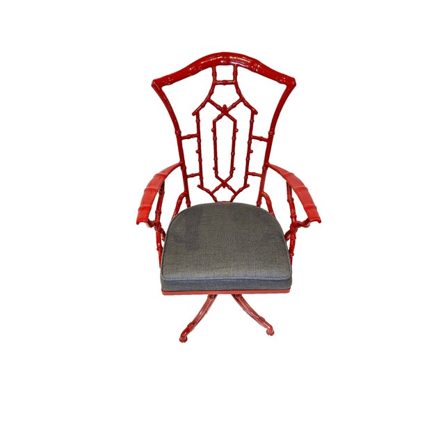 1960s 1960s Chinoiserie Chippendale Outdoor Dining Set For Sale - Image 5 of 16