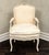 Early 20th Century Early 20th Century Louis XV Style Painted Bergère Armchairs With Down Cushions – Pair For Sale - Image 5 of 14