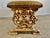 Italian Carved Giltwood Bench W/ Embossed Leather For Sale - Image 9 of 17