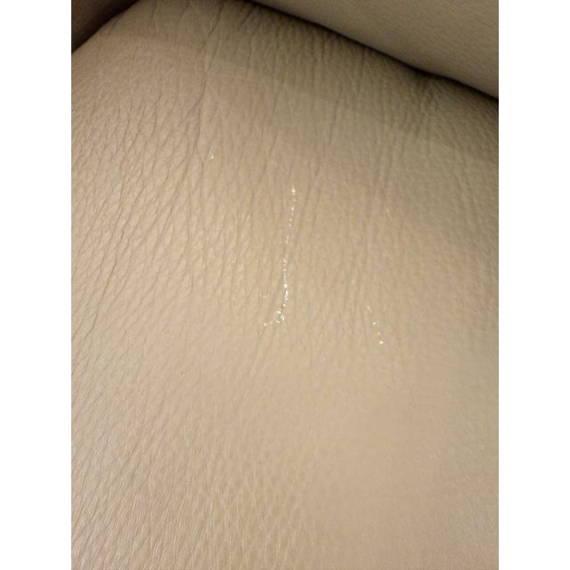 Tan Natuzzi Editions Collection Leather Lounge Chair For Sale - Image 8 of 12