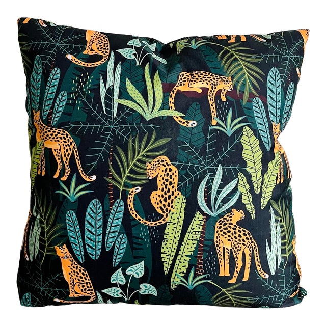Tommy Bahamas Tropical Jungle Print Pillow Chairish