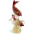 Murano Vintage Murano Red Fish Gold Flecks Coral Reef Tendrils Italian Art Glass Centerpiece Sculpture For Sale - Image 4 of 8