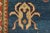 Kazak Rug 8’11” X 12’1” Blue Wool Tribal Hand-Knotted Oriental Carpet For Sale - Image 9 of 12