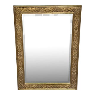 Decorative Arts, Inc Gold Framed Wall Mirror For Sale