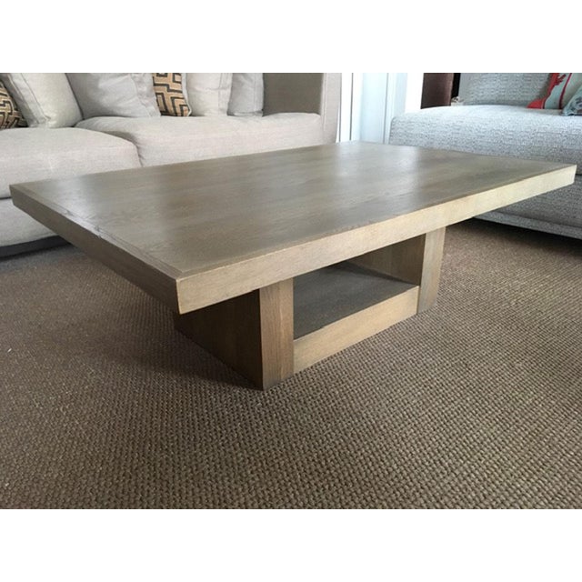 Italian Coffee Table in Grey Oak by Dimore Di Lucia Valzelli For Sale - Image 4 of 9